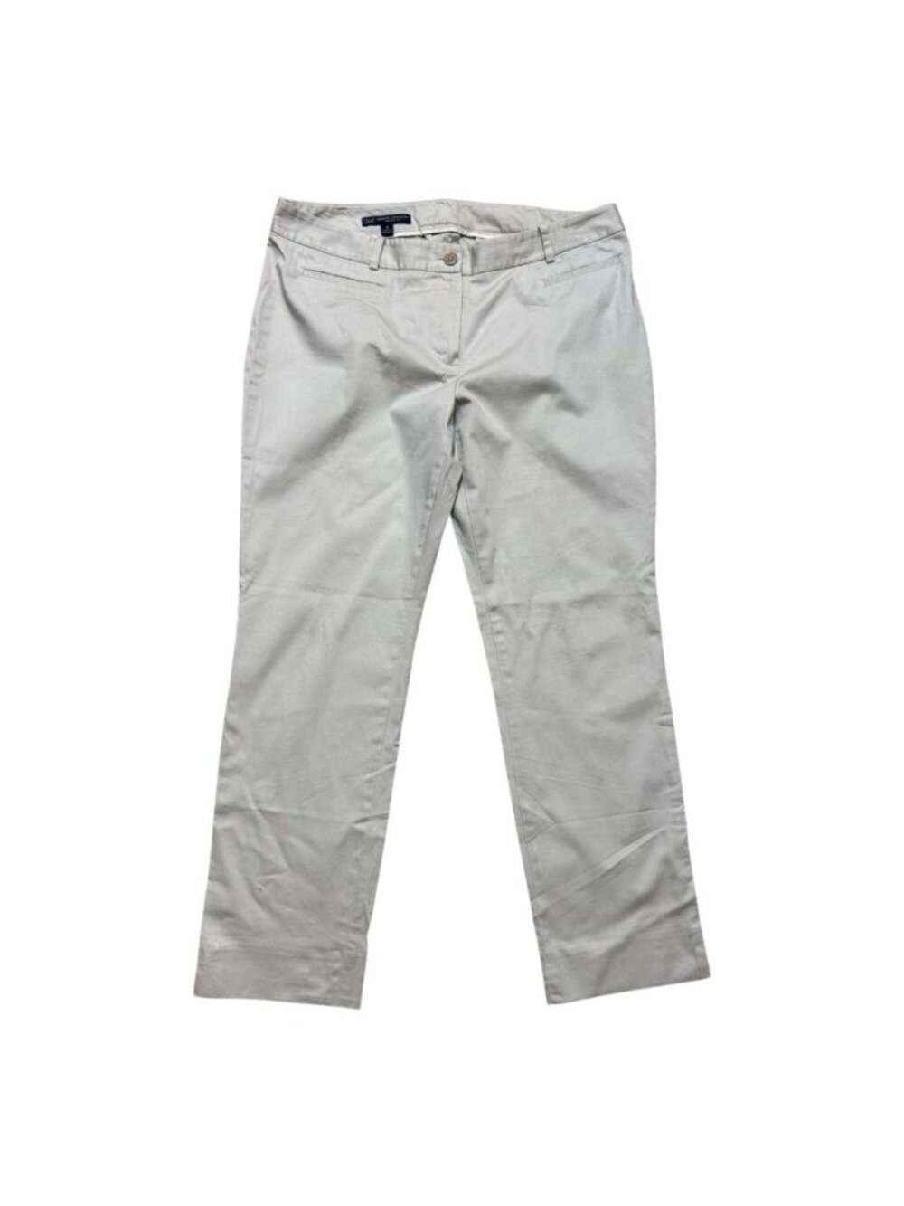 Brooks Brothers 346 Natalie Fit Khaki Crop Pants Women’s Size 12 Stretch